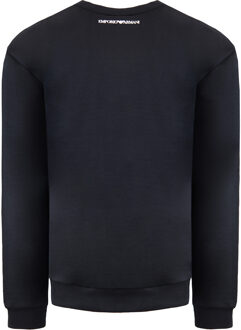 Emporio Armani Heren Zwarte Gewassen Sweater - maat 2XL