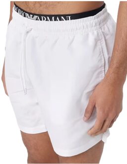Emporio Armani Heren Zwempak GA Power Wit - XL