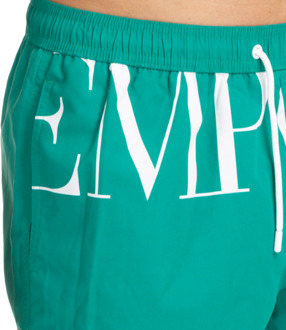 Emporio Armani herenbadpak met origineel logo Groen