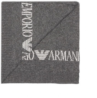 Emporio Armani Hoed en Sjaal Set Emporio Armani , Gray , Unisex - ONE Size