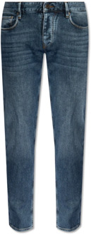 Emporio Armani Jeans met toelopende pijpen Emporio Armani , Blue , Heren - W32,W33,W31,W30,W34