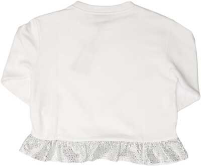 Emporio Armani Juniors Sweatshirt voor meisjes in Wit - maat 8J / 128cm