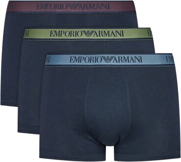 Emporio Armani Katoen Stretch Boxers - Tripack Emporio Armani , Multicolor , Heren