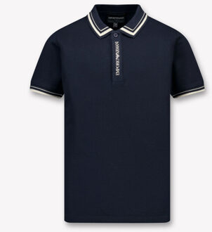 Emporio Armani Kinder jongens polo in Blauw - 128