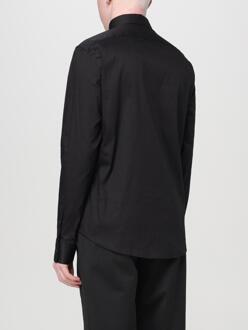 Emporio Armani Langarm Overhemd Zwart