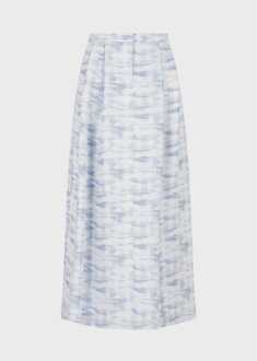 Emporio Armani Lange Emporio Armani rok voor dames in Multi kleur Veelkleurig