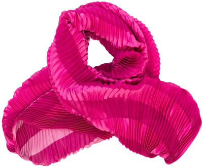 Emporio Armani Luxe Zijden Sjaal - Fucsia Emporio Armani , Pink , Dames - ONE Size
