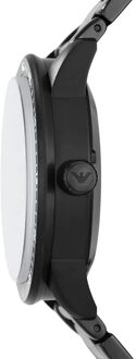 Emporio Armani Mario Heren Zwarte Horloge AR60054 - One Size