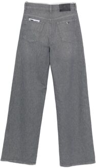 Emporio Armani Medium Taille Denim Jeans Grijs - 26 (Taille)