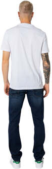 Emporio Armani Men's Armani Exchange Milano / New York T-Shirt in White Wit - L