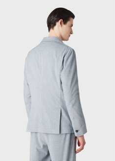 Emporio Armani Men's Emporio Armani Blazer in Blue Blauw - 40 (Borst)