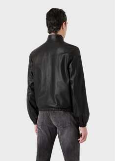 Emporio Armani Men's Emporio Armani Bomber Jacket in Black - maat M Zwart