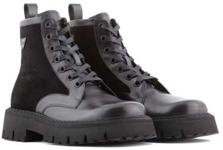 Emporio Armani Men's Emporio Armani Boots in Black Zwart - EU 40.5 / UK 7