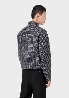 Emporio Armani Men's Emporio Armani Jacket in Multi colour Zwart/wit