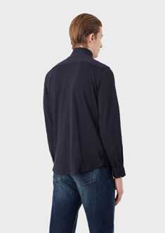 Emporio Armani Men's Emporio Armani Shirt in Navy - maat XL