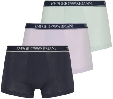 Emporio Armani Multicolor Stretch Boxershort Set Emporio Armani , Multicolor , Heren - 2Xl,Xl,L,M,S