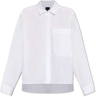 Emporio Armani Overhemd met zak Emporio Armani , White , Dames - L,M,S,Xs