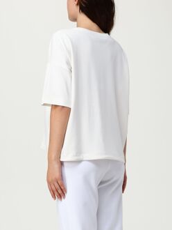 Emporio Armani Pocket Detail Trekkoord T-shirt Ivoor