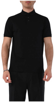 Emporio Armani Polo Shirts Emporio Armani , Black , Heren - L,S