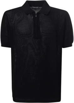 Emporio Armani Polo Shirts Emporio Armani , Black , Heren - Xl,L,M,S