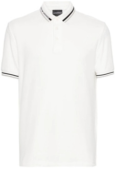 Emporio Armani Polo Shirts Emporio Armani , White , Heren - 2Xl,L