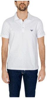Emporio Armani Polo Shirts Emporio Armani , White , Heren - 2Xl,Xl,L,M,S