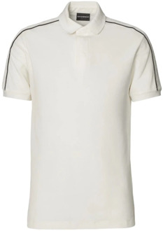 Emporio Armani Polo Shirts Emporio Armani , White , Heren - 2Xl,Xl,S