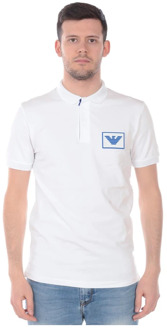 Emporio Armani Polo Shirts Emporio Armani , White , Heren - Xl,L,M,S