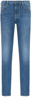 Emporio Armani Regular Fit Jeans - Lichtblauw Emporio Armani , Blue , Heren - W34 L34,W32 L32,W33 L32,W34 L32
