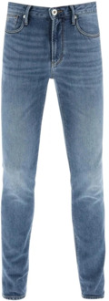 Emporio Armani Slim-fit 5 Zakken Jeans Emporio Armani , Blue , Heren - W36 L34