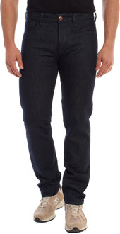 Emporio Armani Slim fit broek 3K1J75 heren Blauw