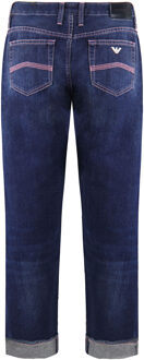 Emporio Armani Slim Girl Fit Dames Jeans Blauw/roze - 25 (Taille)