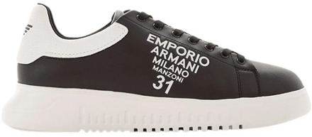 Emporio Armani Sneakers Emporio Armani , Black , Heren - 44 Eu,39 EU