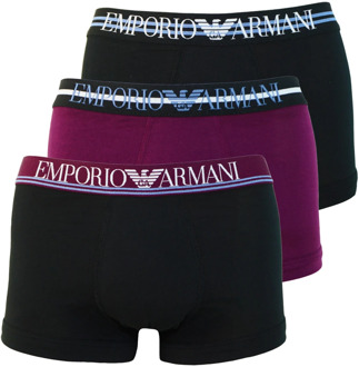 Emporio Armani Sportieve Heren Boxershorts 3-Pack Emporio Armani , Multicolor , Heren - Xl,L,M