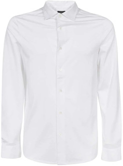 Emporio Armani Stijlvol Wit Overhemd voor Heren Emporio Armani , White , Heren - Xl,M,S