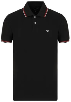 Emporio Armani Stijlvolle T-shirts en Polos Emporio Armani , Black , Heren - 2Xl,L,M