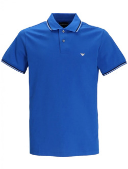 Emporio Armani Stijlvolle T-shirts en Polos Emporio Armani , Blue , Heren - Xl,L,M