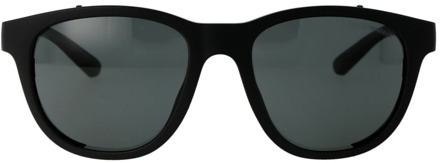 Emporio Armani Stijlvolle zonnebril met model 0Ea4216U Emporio Armani , Black , Heren - 56 Mm,52 MM