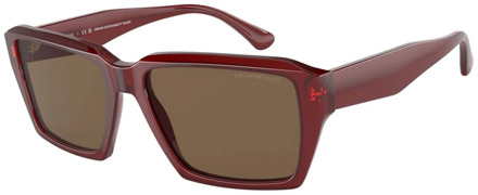 Emporio Armani Sunglasses Emporio Armani , Red , Heren - 58 MM