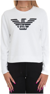 Emporio Armani Sweatshirt met bedrukt logo, regular fit Emporio Armani , White , Dames - Xl,L,M,S,Xs