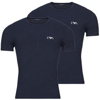 Emporio Armani T-shirt Korte Mouw Emporio Armani 2-PACK CREW NECK T-SHIRT AF14131" Marine - XXL, S, M, L, XL