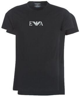 Emporio Armani T-shirt Korte Mouw Emporio Armani CC715-PACK DE 2" Zwart - XXL, S
