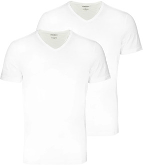 Emporio Armani T-shirt - Maat S  - Mannen - wit