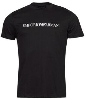 Emporio Armani T-shirt met logoprint Donkerblauw