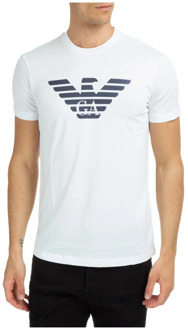 Emporio Armani T-shirt met logoprint Gebroken wit - XL