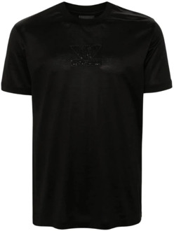 Emporio Armani T-Shirts Emporio Armani , Black , Heren - 2Xl,Xl,L,M,S,3Xl