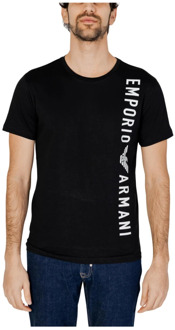 Emporio Armani T-Shirts Emporio Armani , Black , Heren - 2Xl,Xl,L,M,S