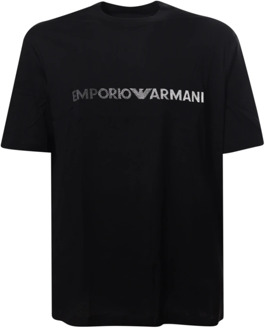Emporio Armani T-Shirts Emporio Armani , Black , Heren - 2Xl,Xl