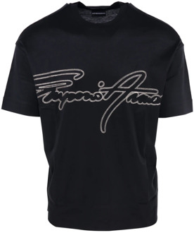Emporio Armani T-Shirts Emporio Armani , Black , Heren - L,M