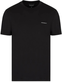 Emporio Armani T-Shirts Emporio Armani , Black , Heren - Xl,L,M,S